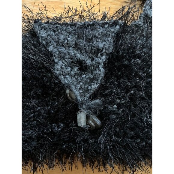 Vintage Handmade Fuzzy Purse with Elvis Theme Inside - Picture 2 of 8